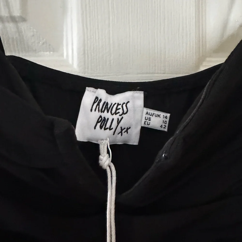 Princess Polly "I Want You" Mini Dress in Black US 10 - Picture 4 of 7